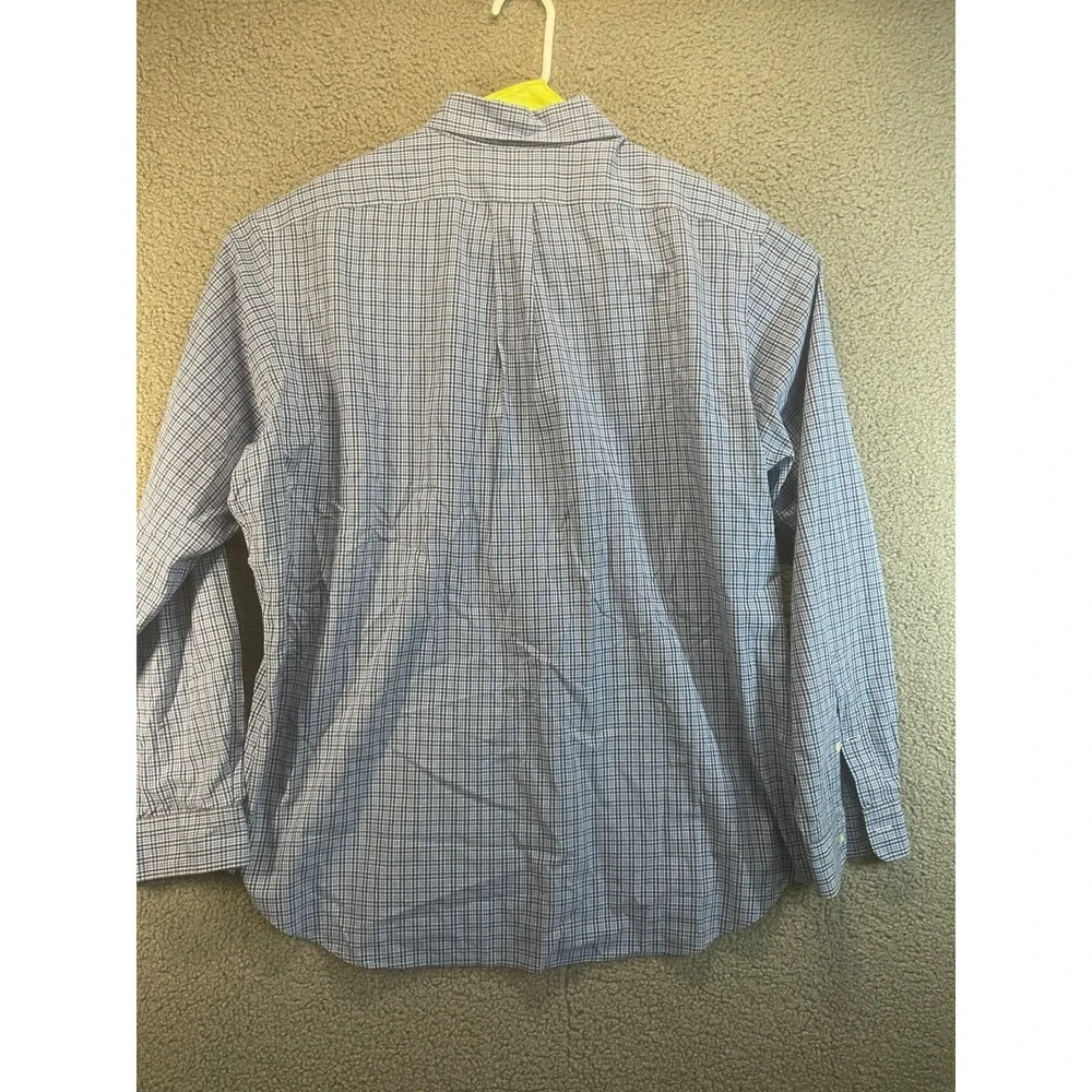 Polo Ralph Lauren Men's Classic Fit  Button Down Dress Shirt Size XL Blue